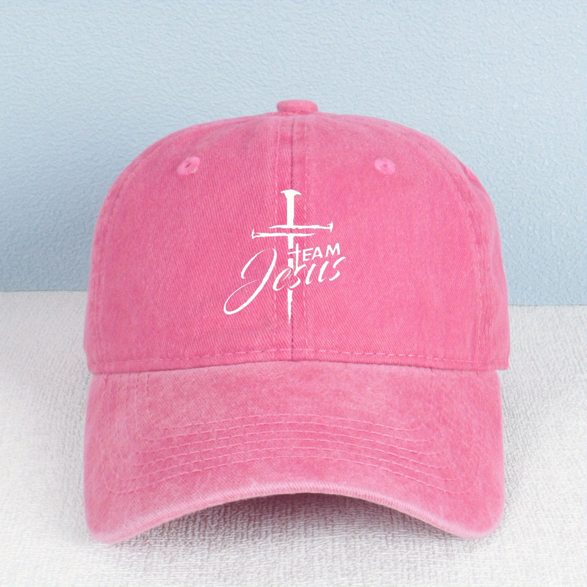 Vintage Washed Baseball Cap Featuring a Cross Print, Breathable Design, And Adjustable Fit. This Trendy Street Hat Comes in Various Colors And Is Suitable for Outdoor Sports, Appealing to All Genders