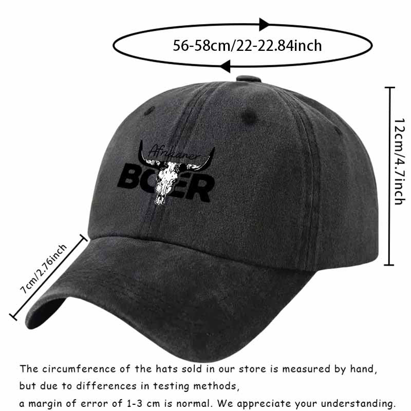 for denим Baseball Cap with Cow Print - Minimalist Deni Texture Textile Hat Suitable for Everyday Casual, Outdoor Activities & for back-to-/Teacher Gifts (Hand Washable)