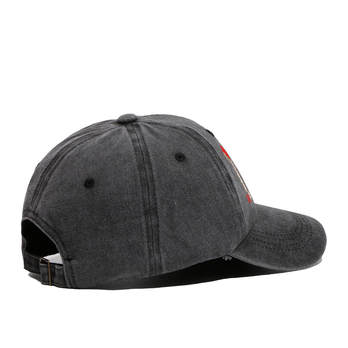 1pc FUN GUY Mushroom Print Baseball Cap with Winking V-Sign & Mushroom - Adjustable Unisex Hat Suitable for Outdoor, Parties, Travel, Picnic, Camping - Breathable Sun Hat for Men & Women, Creative Gift for Daily Wear and Birthdays