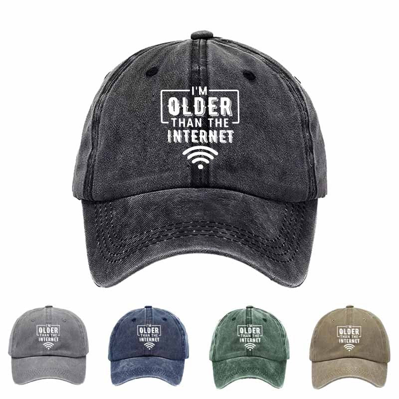 Vintage Baseball Cap with Classic Lettering, Showcasing Unique Charm