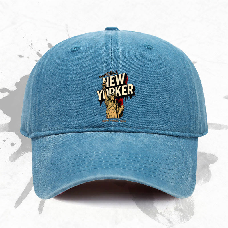 1pc, Adjustable Baseball Cap with "New York" Design, Lightweight Printed Craft Women'S Hat, "New York Style" Men'S Trendy Cap, Ideal Gift for Weddings, Parties, Birthdays, Fashionable And Versatile, Showcasing Individuality And Taste