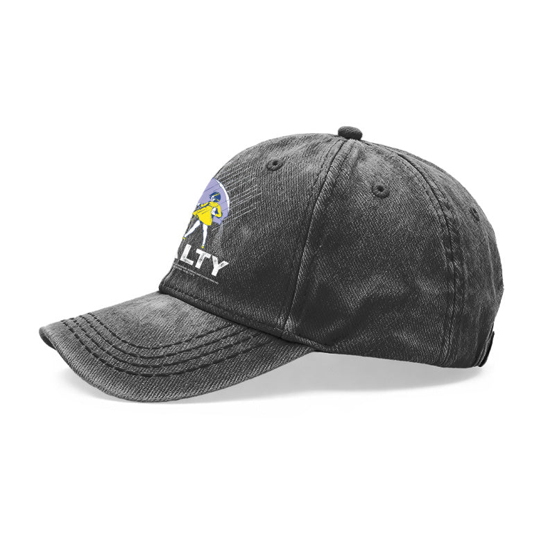 1pc Retro Distressed Unisex Baseball Hats, Salty Girl Featuring an Umbrella And Raindrop Graphic, Adjustable Fit, Ideal for Outdoor Events And Everyday Use, Perfect Gifts for Both Men And Women, Friends