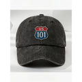 Vintage Route 101 Shield Baseball Cap for Men And Women Retro Adjustable Hat Street Casual Anniversary Gift
