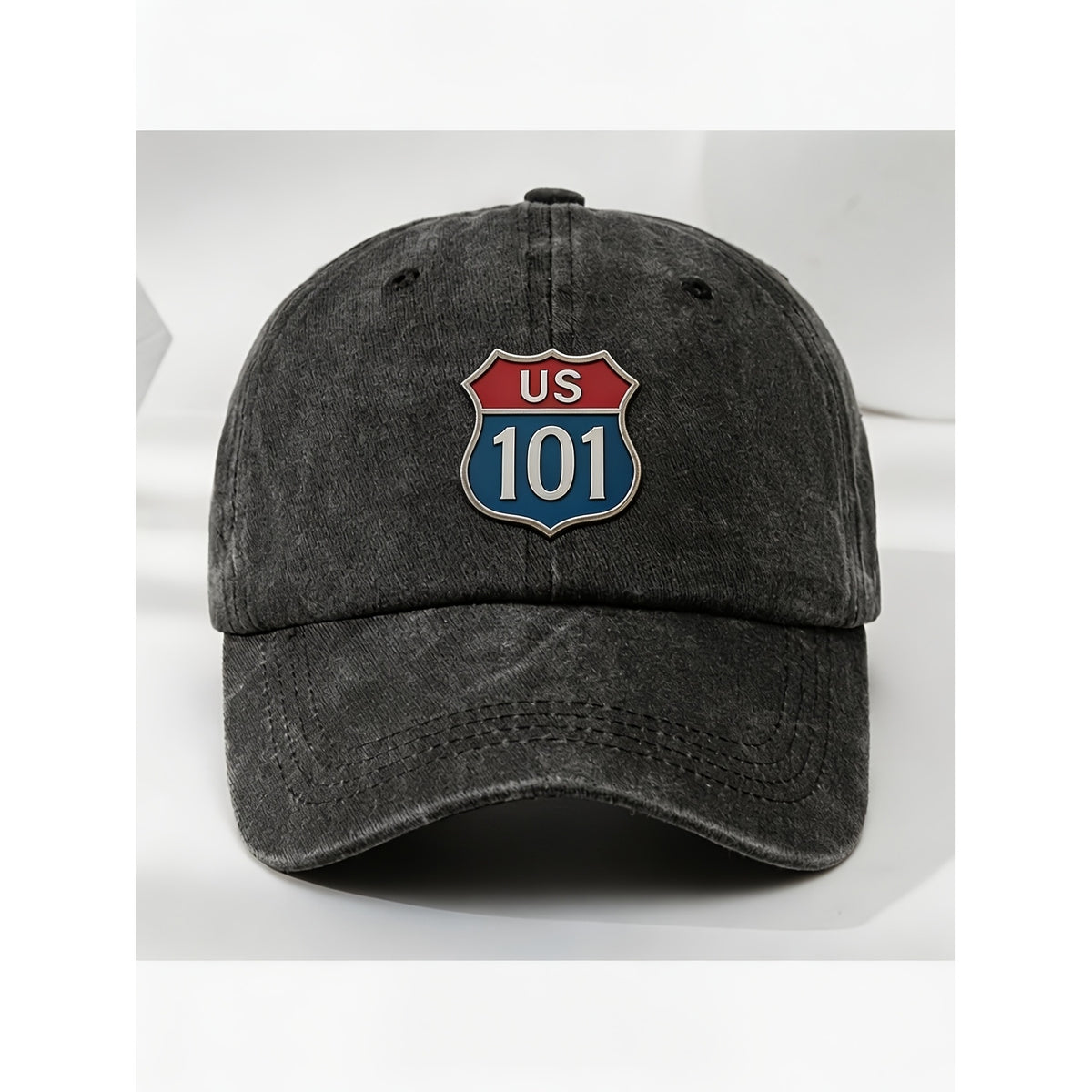 Vintage Route 101 Shield Baseball Cap for Men And Women Retro Adjustable Hat Street Casual Anniversary Gift