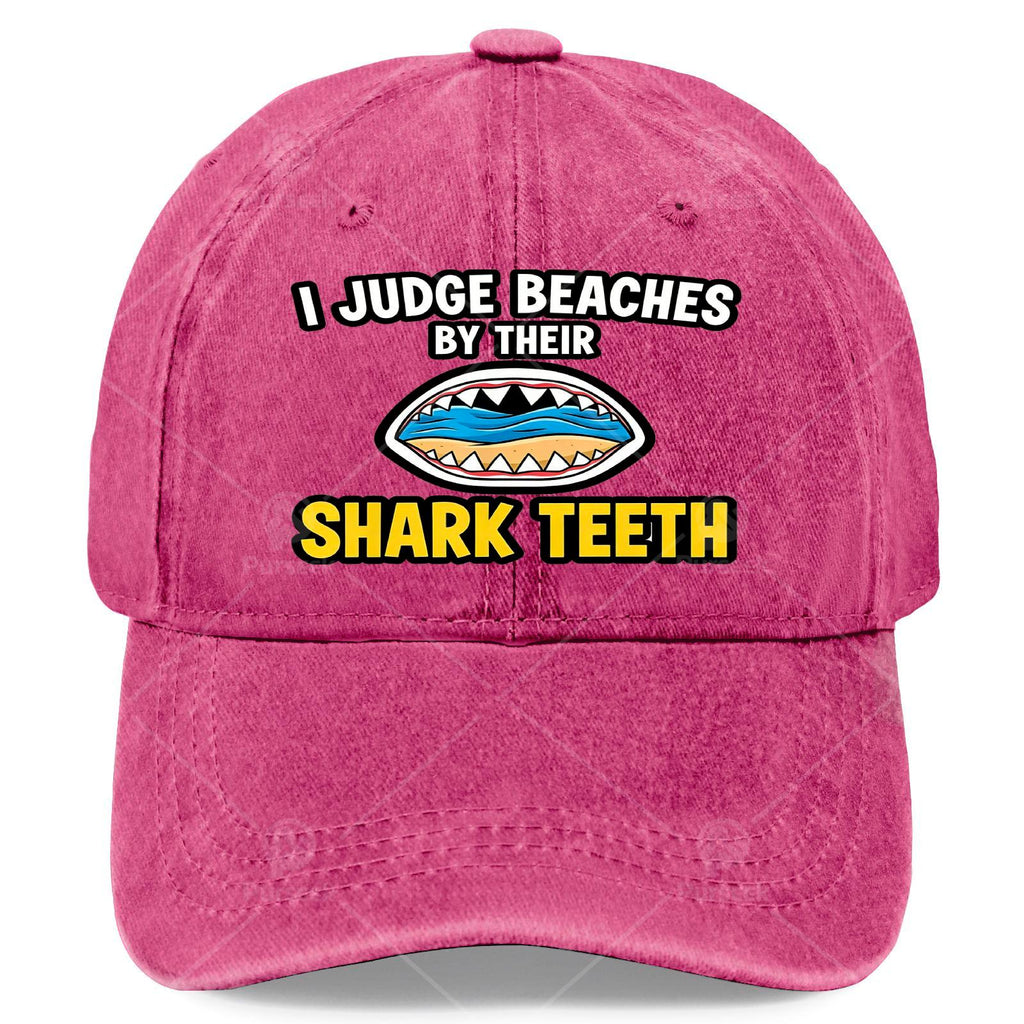 Unisex Baseball Featuring Shark Tooth Fossil Design by Judge Beaches