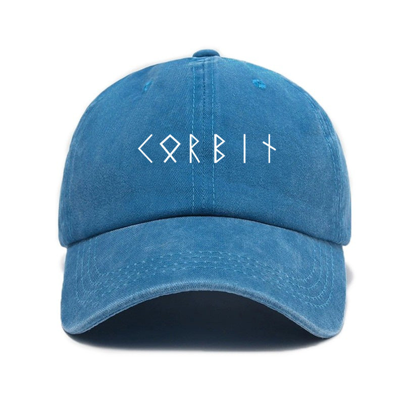 Washed Distressed Printed Baseball Cap Adult Easy Trendy Distressed Letter Style Printed Washed Soft Top Sun Hat Unisex Versatile Hat
