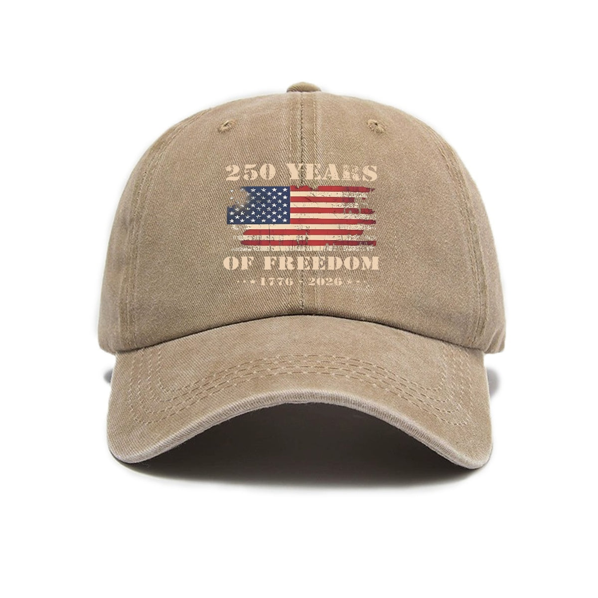 Distressed Print Baseball Cap, Unisex Autumn Winter Casual Sports Snapback Hat