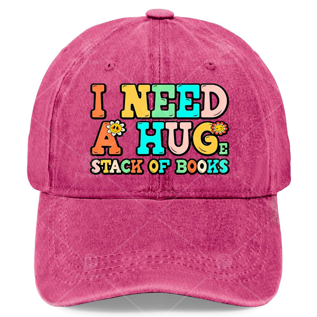 Vintage Bookworm Baseball Cap - Full Book Print Design, Suitable for Reading Enthusiasts, As a Christmas Gift, for Book-Themed Events, And for Everyday Casual Wear. Unisex Design, with a Round Top And Flat Brim