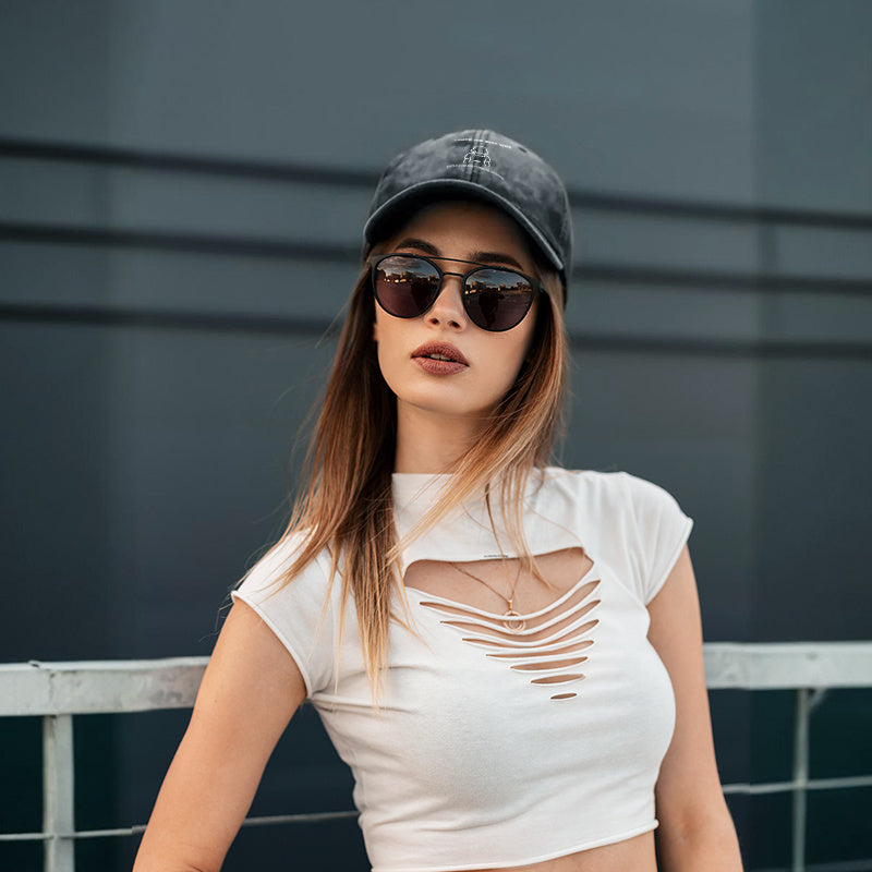 1pc Vintage Washed Unisex Baseball Caps, I Have The Best Wife She' S A Great AND SCARES ME Sometimes, Adjustable, Hat, Suitable for Outdoor Activities and Casual Wear, Gifts for Men and Women, Friends, Spring/Summer/Autumn/Winter.