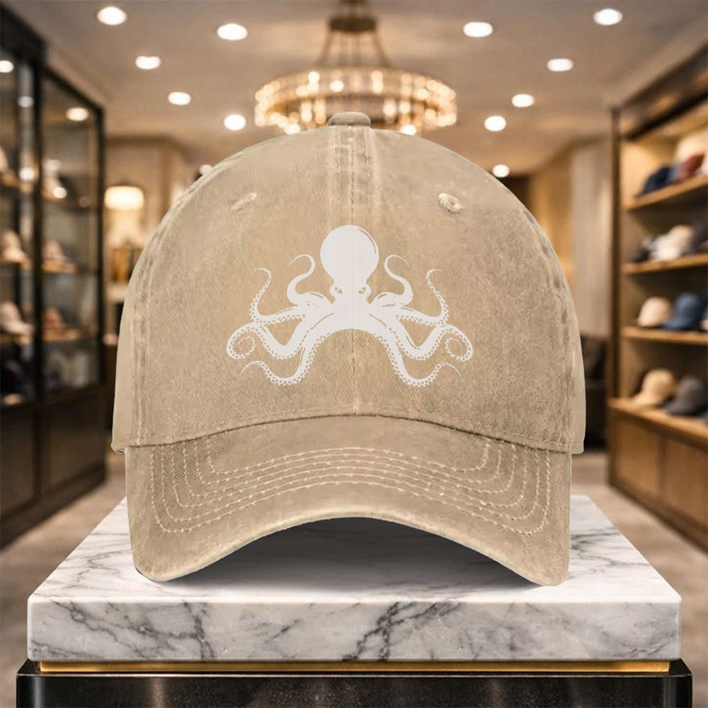 1 Versatile Casual Octopus Baseball Cap with Adjustable Design, Suitable for Outdoor Sports and Everyday Casual Wear, a Casual Street Hat for Casual Outfits