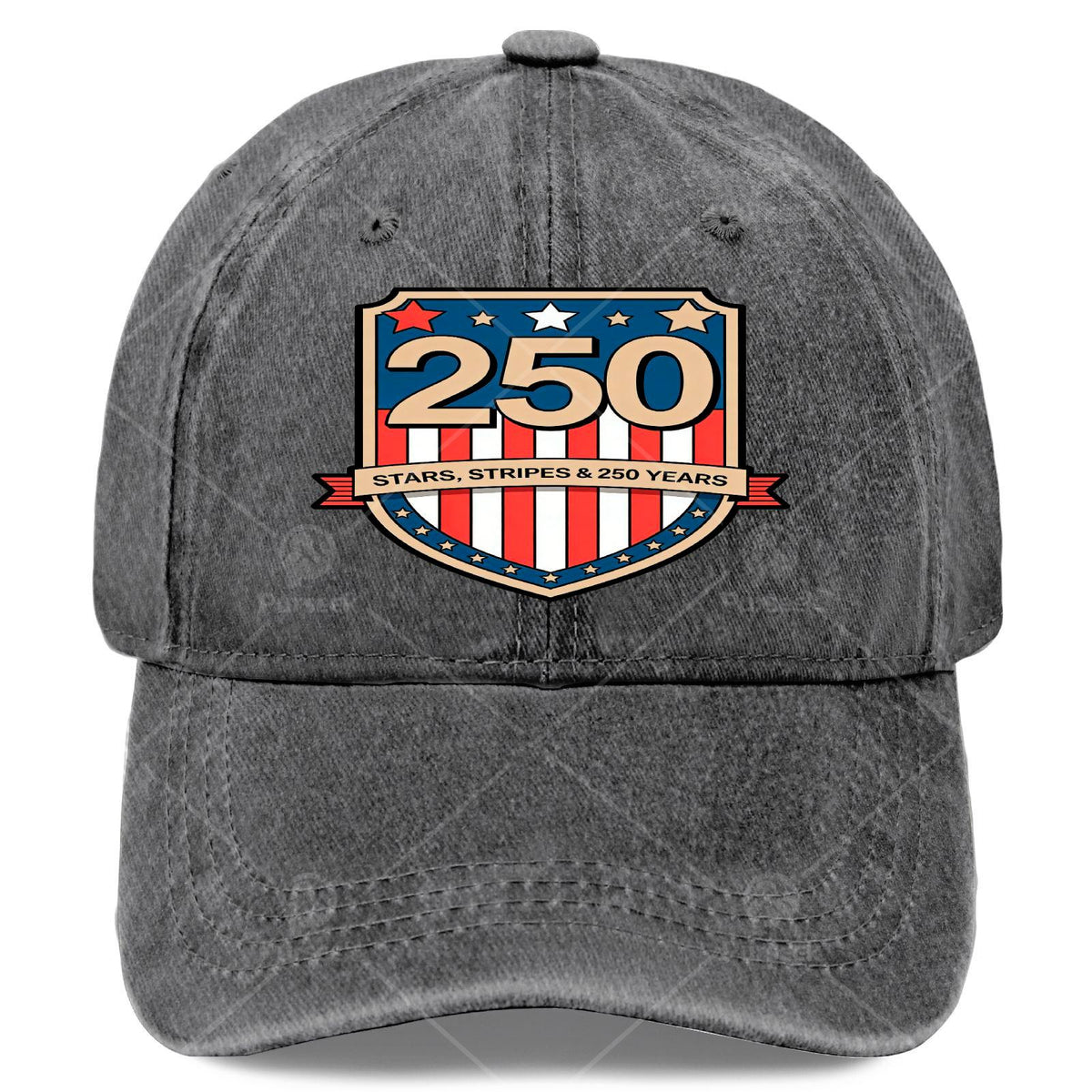 250 Years Usas Flag American 250Th Anniversary Patriotics Baseball Hat Unisex