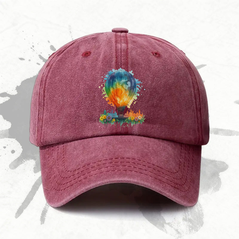 1pc, Adjustable Baseball Cap with Colorful Print, Lightweight Printed Craft Women'S Hat, Ideal Gift for Weddings, Parties, Birthdays, Men'S Trendy Hat, Fashion Casual, Unique Design, Personalized Choice, Showcasing Individual Charm
