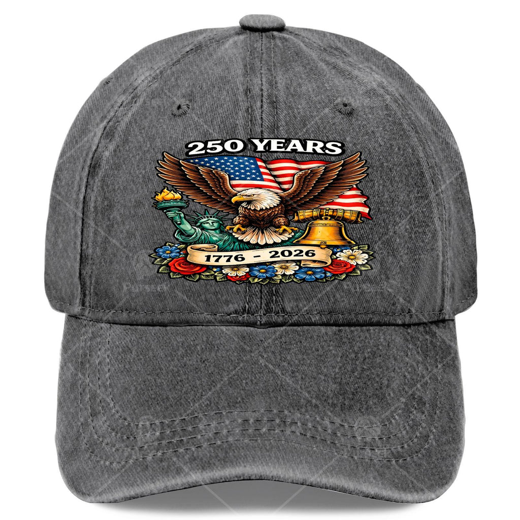 Retro 250 Years of 1776-2026 Baseball - Full-Body Bald Eagle Print Suitable for 250th Birthday, 4th of, Christmas, Games, Lightweight Round for History Celebration