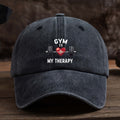 Men'S Funny Gym Hat - Baseball Cap with "GYM - MY " Text, Workout And Casual Hat for Fitness Centers, Casual Attire - Machine Washable Breathable Baseball Cap for Men, Active Lifestyle Accessory, Sporty Design, Comfortable Fit, Headwear