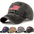 Men'S Fashion Versatile Baseball Cap American Flag Retro Design Valentine'S Day Gift Sunshade Breathable Comfortable Outdoor Sports Casual Hat Classic Style High Quality
