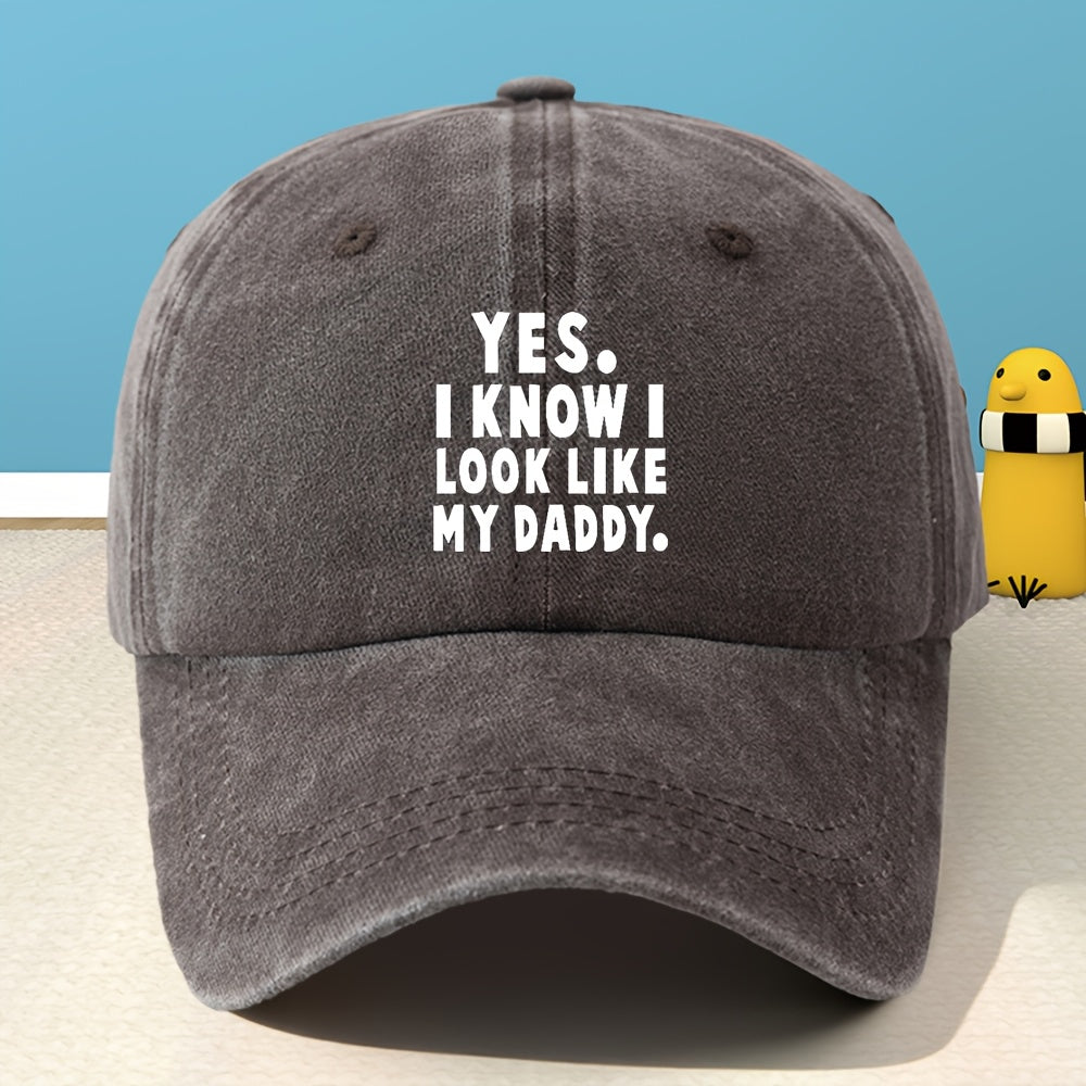 Unisex Printed Baseball Cap, Classic Washed Distressed Vintage Duckbill Cap for Outdoor, Casual, Sports, Shopping, and Vacation,  Street Rock Rap Hip-Hop Hat, Soft, Comfortable, Sweat-Absorbent, Adjustable Cap