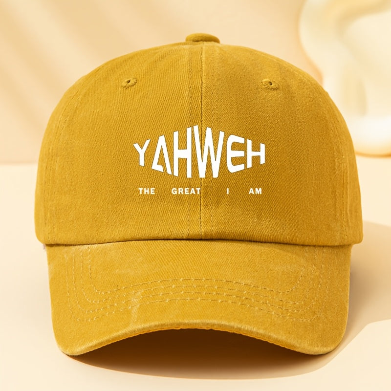 Trendy Versatile Printed Baseball Cap for Men And Women, Retro Casual Hat, Breathable, Sun-Protective, Adjustable Outdoor Sports Cap, Stylish Street Hip-Hop Hat