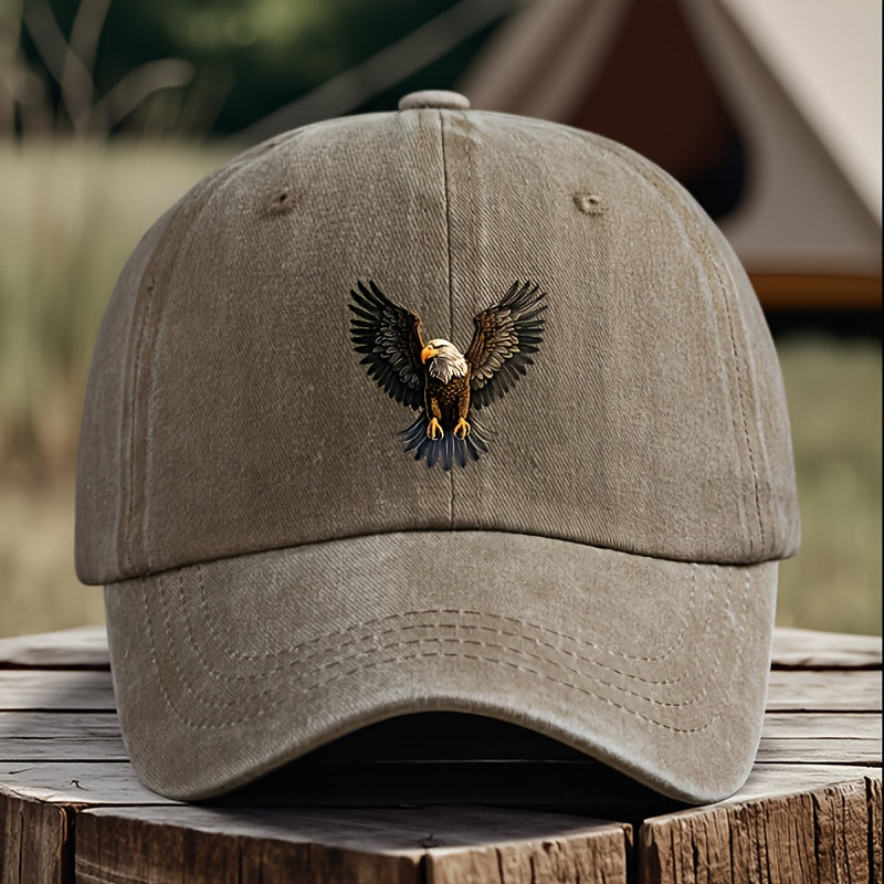 Eagle Spread Wings Print Baseball Cap Men Outdoor Hat Fashion Versatile Hip-Hop Trendy