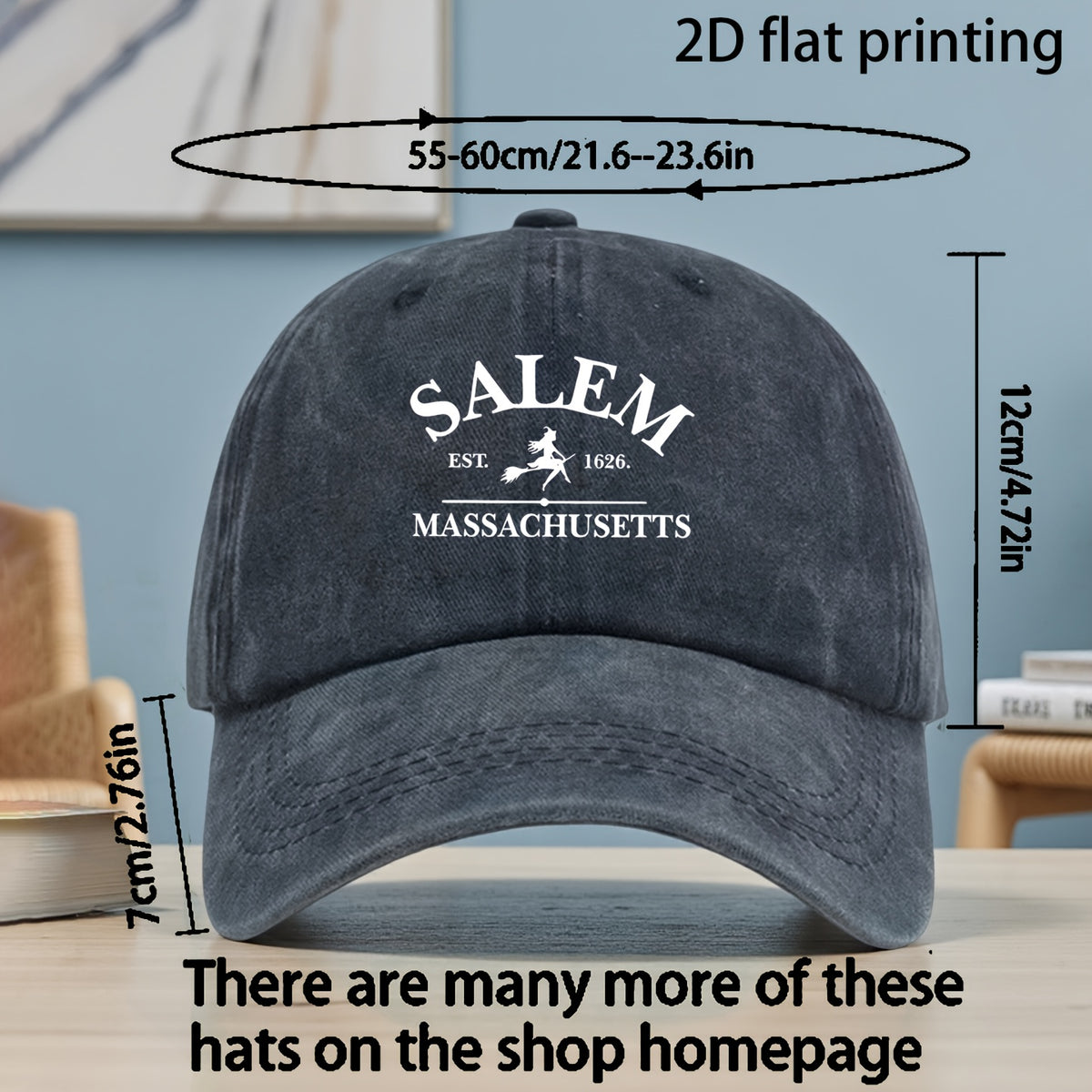 Retro Baseball Cap, Adjustable Hat, Ideal for Outdoor Activities, Halloween Print Pattern, Unisex Outdoor Baseball Cap, Best Choice for a Gift, Outdoor Camping Travel Hat Truck Driver Baseball Cap