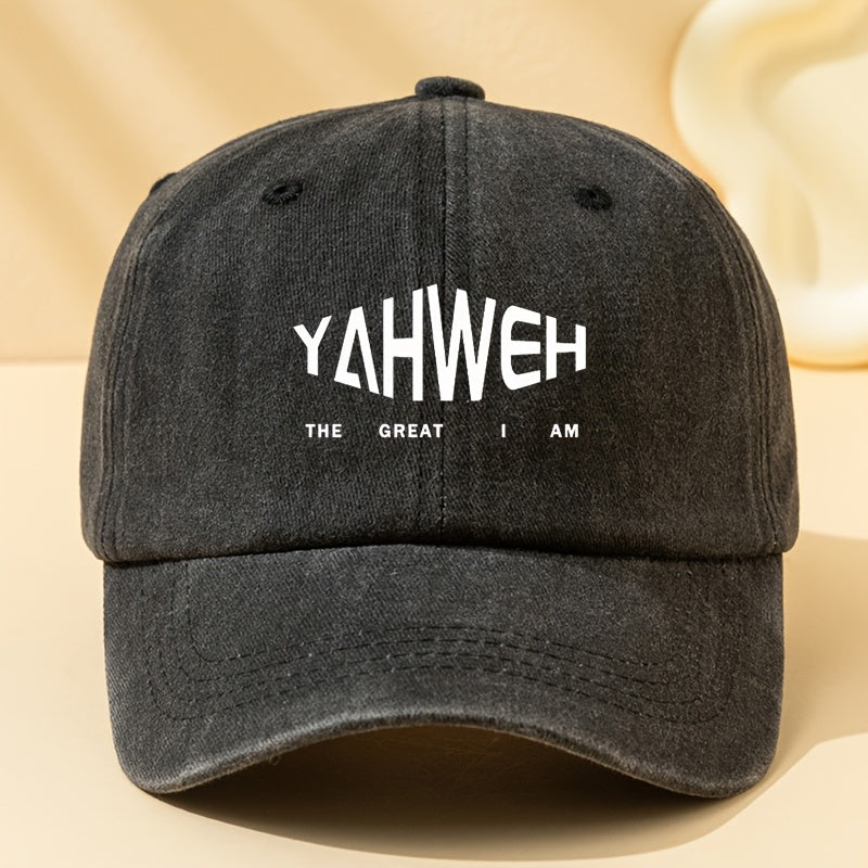 Trendy Versatile Printed Baseball Cap for Men And Women, Retro Casual Hat, Breathable, Sun-Protective, Adjustable Outdoor Sports Cap, Stylish Street Hip-Hop Hat
