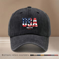 A Comfortable And Lightweight Baseball Cap Featuring The Text 'USA1776', Designed in a Trendy Hip-Hop Style with a Textured Feel. This Unisex Curved-Brim Cap Is Adjustable in Size, Made of Six Panels