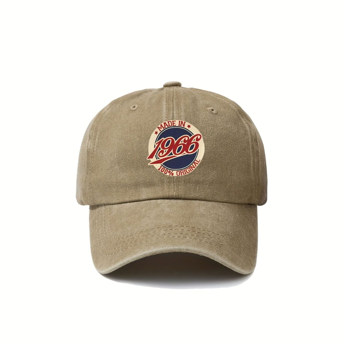 Made in 1966 Retro and Authentic Design Men's and Women's Outdoor Sun Baseball Cap Driving Hat Breathable Sun Hat Fishing Sports Duckbill Cap with Print