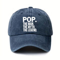 Classic Design POP Men'S "Legend of The God-Man" Black Baseball Cap - The Perfect Birthday Gift for Friends, Relatives, And Colleagues