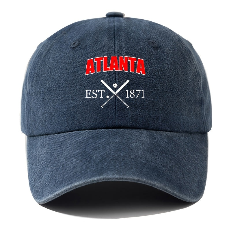 A Unisex Men's Baseball Cap with Cartoon Print, Adjustable and Stylish, Suitable for Outdoor Camping, Hiking, and Fishing