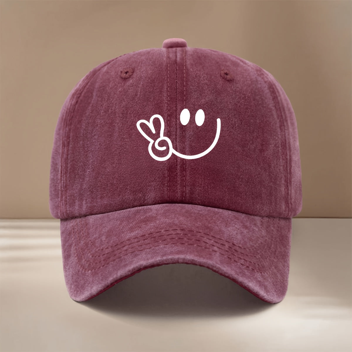 Printed Yeezy Face Pattern Baseball Cap Casual Style 6-Panel Hat Trendy Textured Casual Hat Lightweight Comfortable Duckbill Cap Unisex Curved Brim Hat Hip-Hop Cap Adjustable Size Easy Fashion All-Season Sports Event Support Matching Vacation Travel