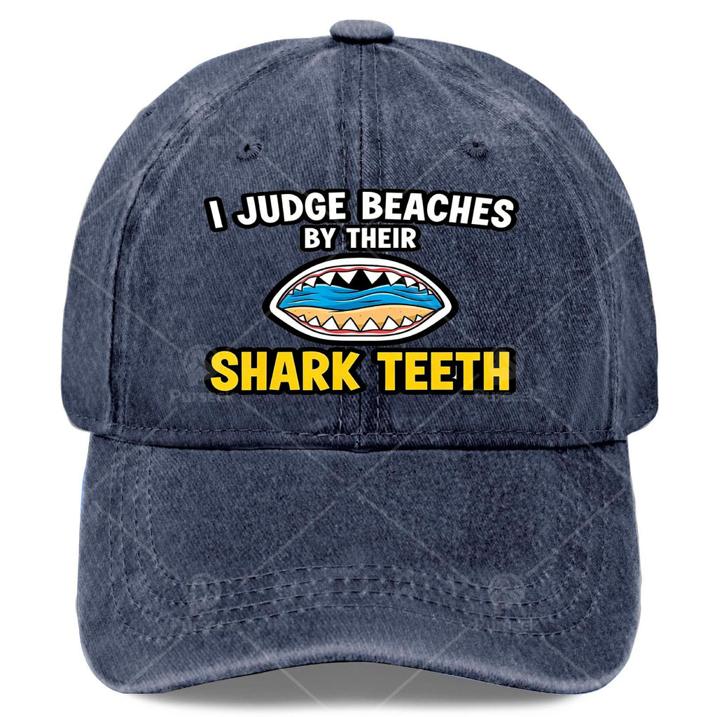 Unisex Baseball Featuring Shark Tooth Fossil Design by Judge Beaches