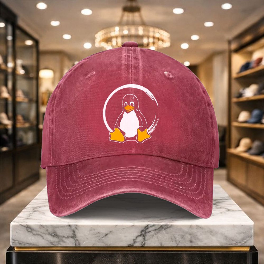 Versatile Casual Linux Baseball Cap with Adjustable Design, Suitable for Outdoor Sports And Everyday Casual Wear, a Casual Street Hat for Casual Outfits