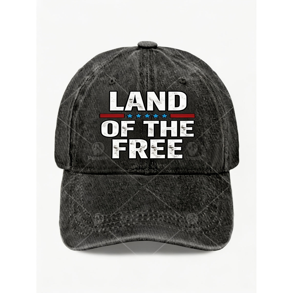 Land of The Free Vintage Hat for Men Women Casual Streetwear Patriotic Style Cap Independence Day Gift