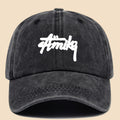 1pc AMIKE Printed Urban Cool Baseball Cap - Unisex Adjustable Washed Skate Cap for Outdoor Adventures, Breathable Fashion Unisex Design, Perfect for Hiking, Fishing, Dating - Ideal Gift for Teens, Couples, and Families for Birthdays/Holidays