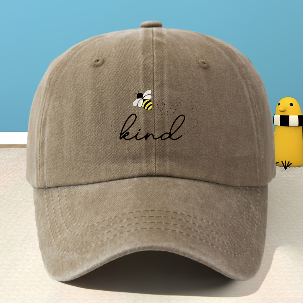 Unisex Printed Baseball Cap, Classic Washed Distressed Vintage Duckbill Cap for Outdoor, Casual, Sports, Shopping, and Vacation,  Street Rock Rap Hip-Hop Hat, Soft, Comfortable, Sweat-Absorbent, Adjustable Cap