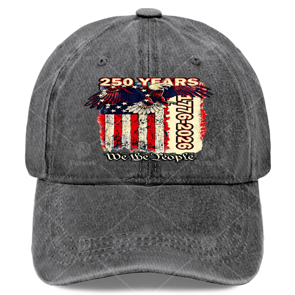 Unisex Vintage American 250th Anniversary Baseball Jacket & Historical Top Hat - Lightweight Full-Print Suitable for 1776 Independence Day, 250 Years of History Commemorative Outfit, Machine Washable for 4th of Gifts and Casual Wear