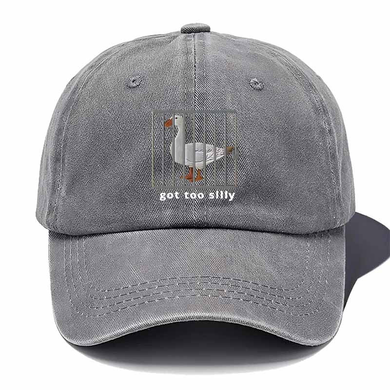 Funny Goose Cage Print Baseball Cap - Realistic Goose, Casual & Hat for Back-to, Graduation Parties - Hand Washable (Bird Escape Pattern) - Daily Wear Accessory