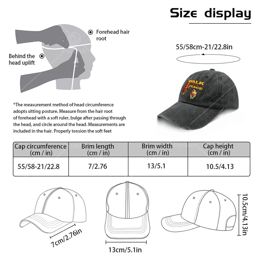 Peace Walking Monks and Aloka Dog Walk for Peace Baseball Hat Unisex Aesthetic