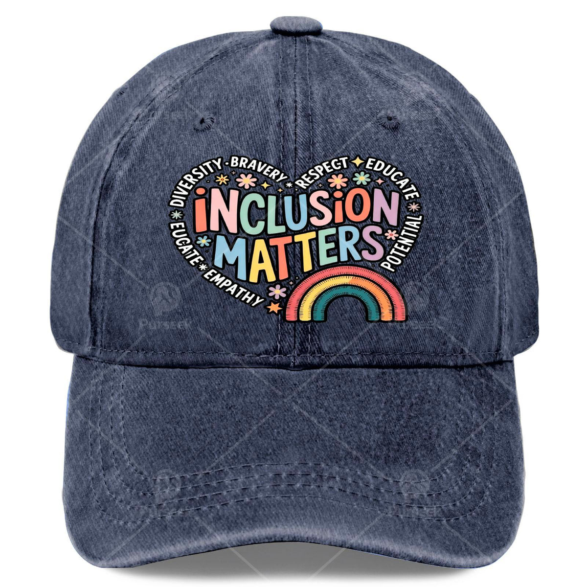 Inclusion Matters Special Education Teacher SPED Autism Baseball Hat Unisex