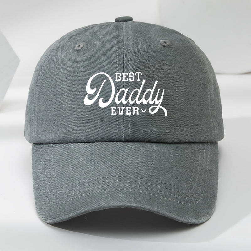 Fun Letter Print Baseball Cap, Outdoor Men's Casual Sports Sun Hat with Adjustable Fit