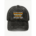 Men' & Women' Vintage Baseball Cap with Motivational Quotes - Adjustable Pull String Hat, Full-Print Retro, Machine Washable Suitable for Casual Streetwear, Gym, Office, Gift for Anniversary or Casual Attire