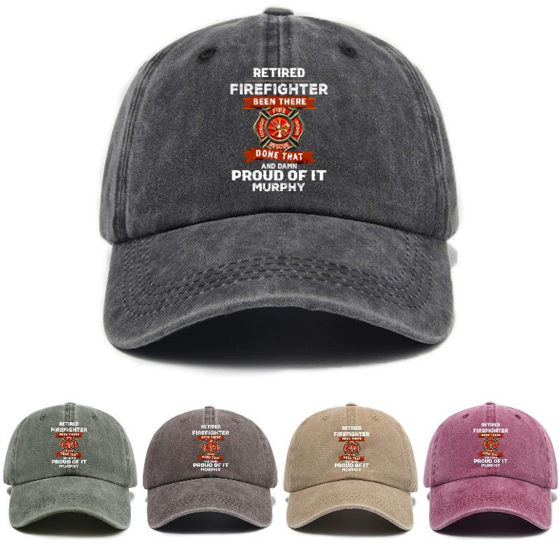 Washed Distressed Printed Baseball Cap Adult Washed Distressed All-Match Style Letter Printed Soft Top Baseball Cap Men Women Outdoor Universal Sun Hat