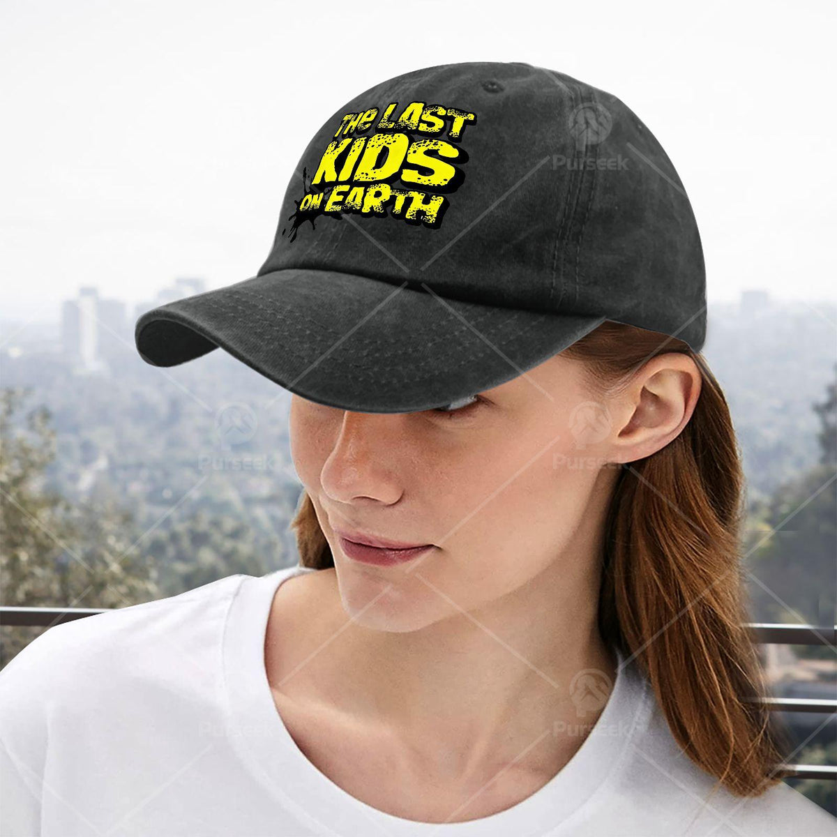 The Last Kids on Earth Retro Washed Distressed Baseball Cap - Unisex Low-Profile Suitable for Christmas, Games & 4th of, Iconic Full-Body Print, Lightweight Round Cap for Casual Wear & Themed Events