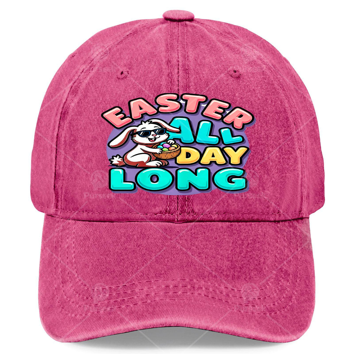Boys Easter Weather Looks Perfect Baseball Hat Unisex Fashion Washed Distressed