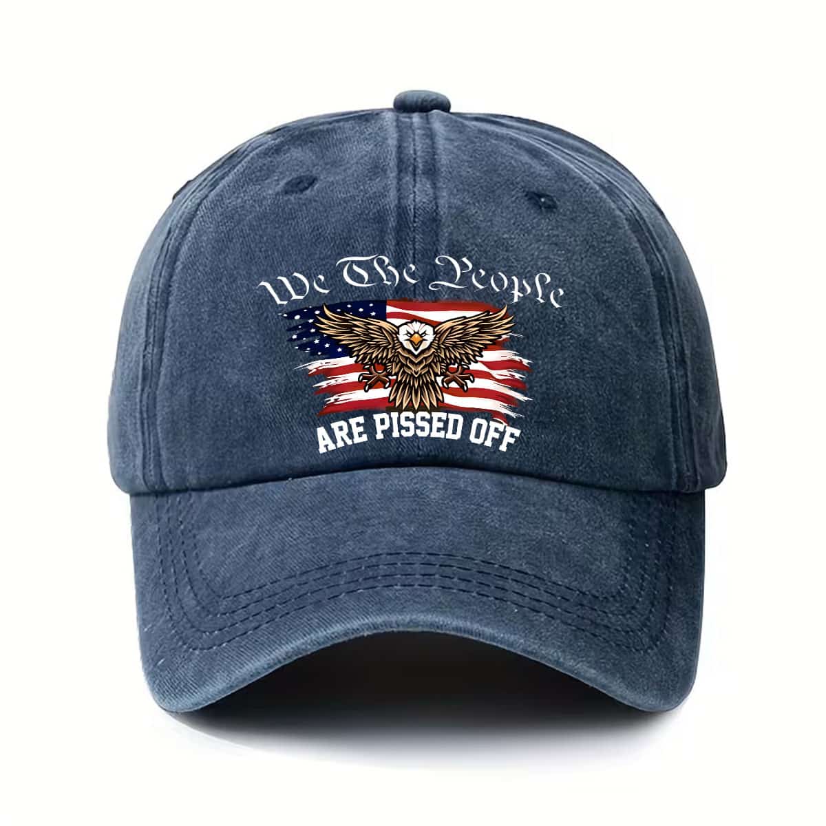 Reversible Printed Cap Vintage Dad Hat Men's Baseball Cap Moisture-Wicking Cap
