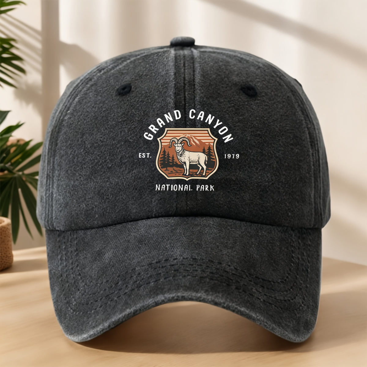 Men's Summer Casual Washed Baseball Hat, Lightweight Adjustable Outdoor Sun Hat for Everyday