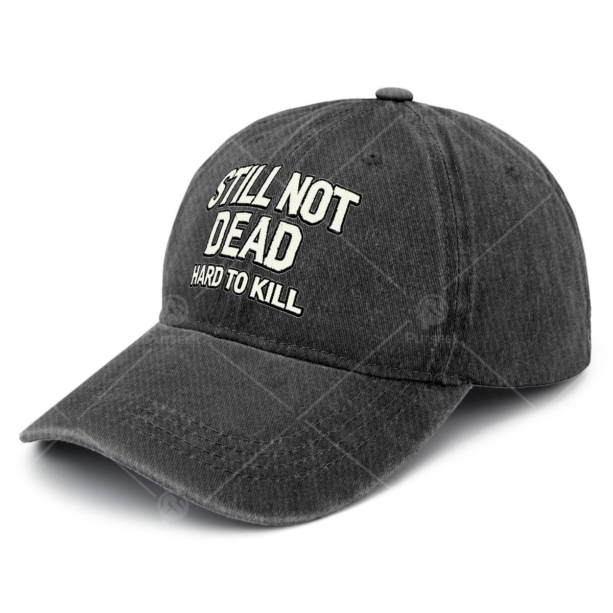 Still Not Dead Retro Baseball Cap for & - Vintage Washed Distressed Unisex Hat with Full-Body Iconic Print, Suitable for Christmas, Games, 4th of Events - Lightweight Round Cap