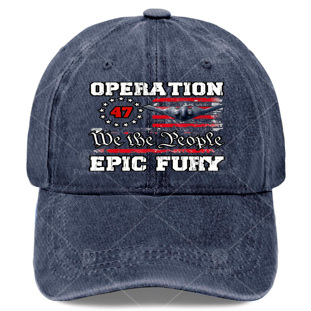 Vintage Washed Distressed Baseball Cap - Subtle All-Over Iconic Print, Lightweight And Suitable for Christmas, Gaming, National Day, And Everyday Wear, with an Iconic Rounded Crown Design