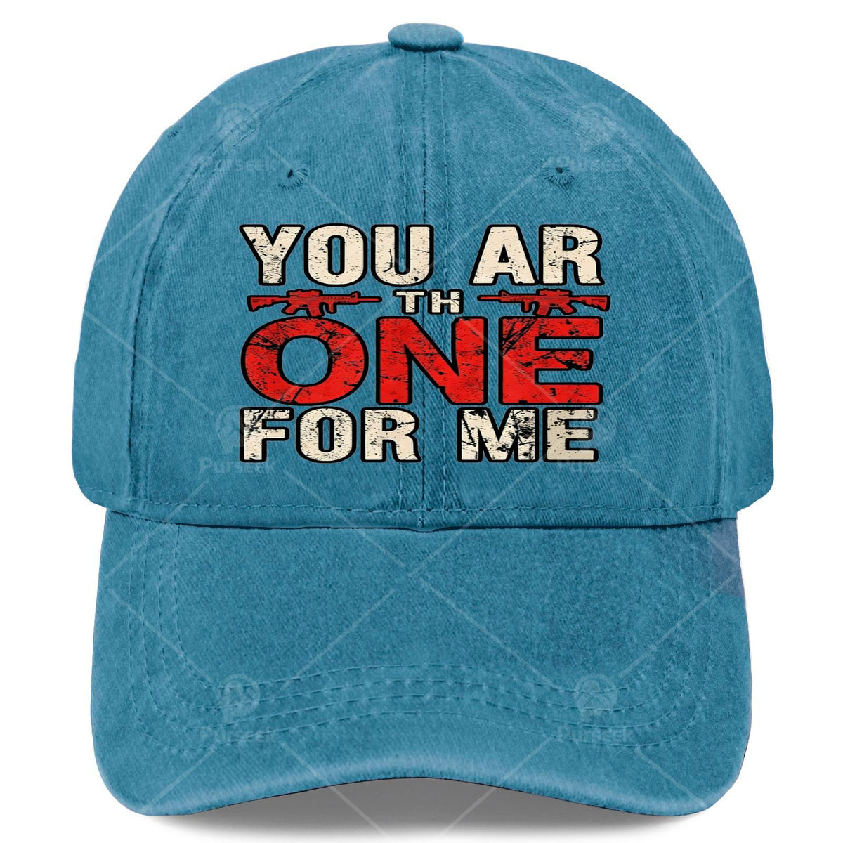 You'Re The One I'M Looking For, Unisex Baseball Cap, Low-Key Style, Washed And Distressed