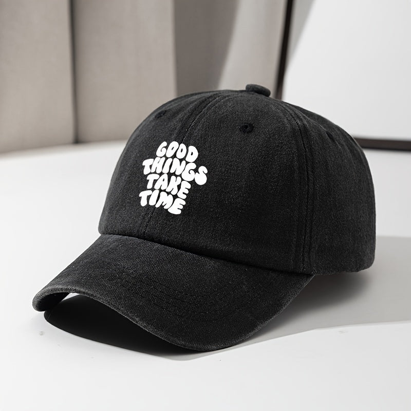 Stylish and Multifunctional Baseball Cap with a Boy's Printed Pattern, Suitable for Both Men and Women