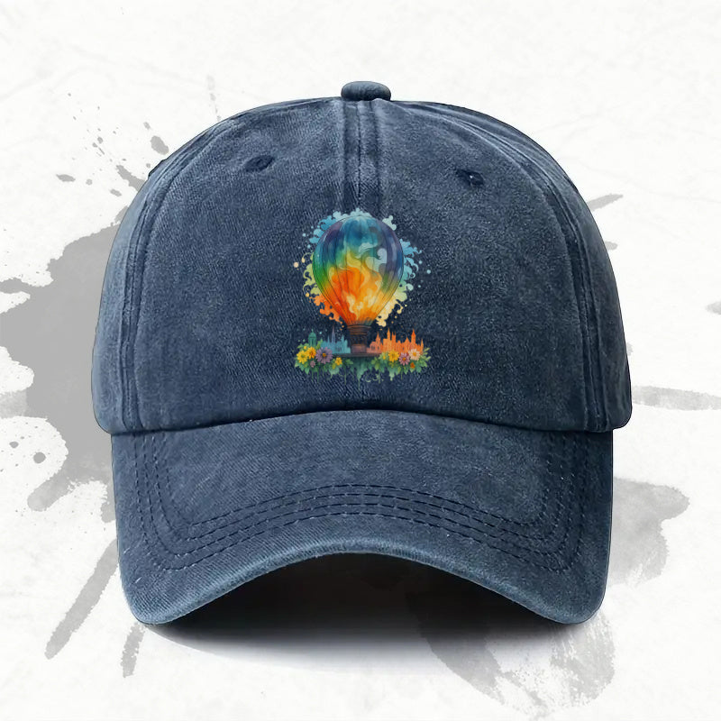 1pc, Adjustable Baseball Cap with Colorful Print, Lightweight Printed Craft Women'S Hat, Ideal Gift for Weddings, Parties, Birthdays, Men'S Trendy Hat, Fashion Casual, Unique Design, Personalized Choice, Showcasing Individual Charm